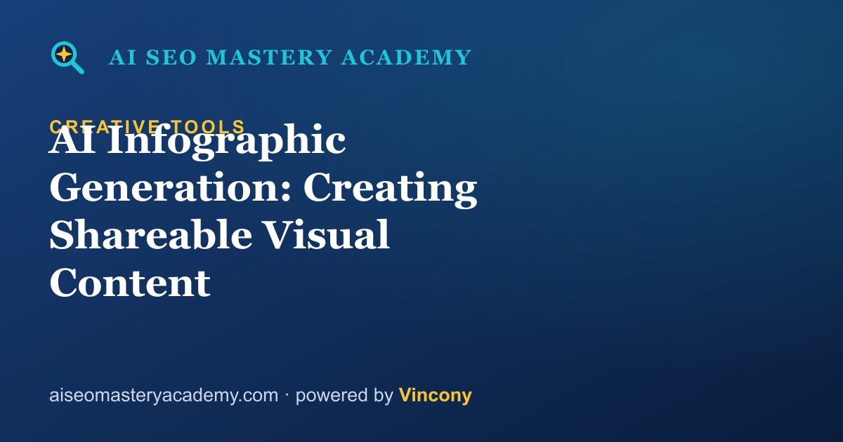 AI Infographic Generation: Creating Shareable Visual Content — AI SEO Mastery Academy