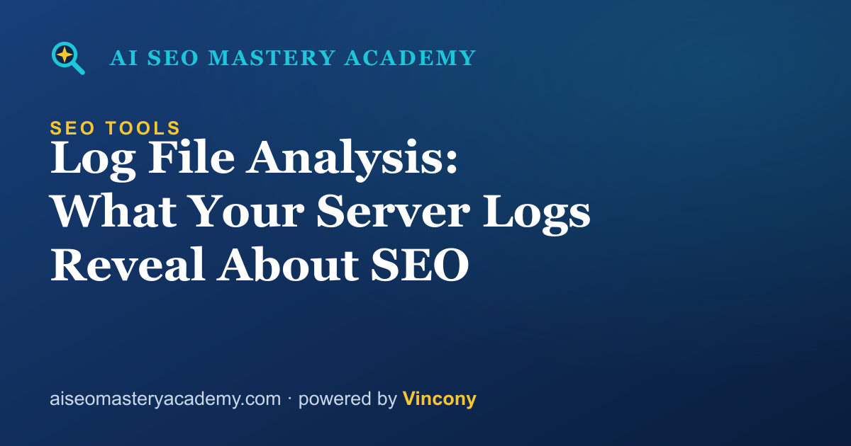 Log File Analysis: What Your Server Logs Reveal About SEO — AI SEO Mastery Academy